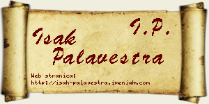 Isak Palavestra vizit kartica